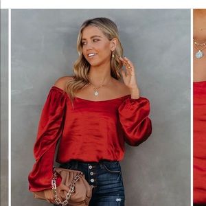 VICI Sweeney Satin Top